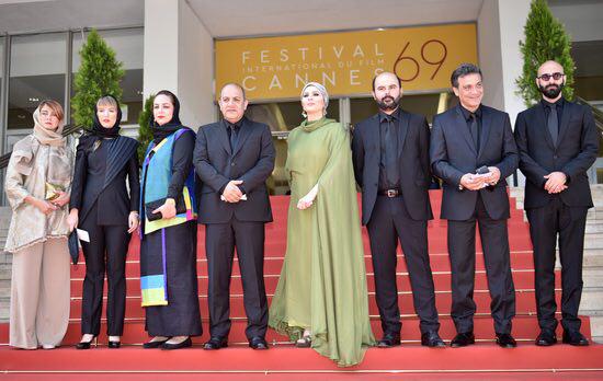 عکس های سحر دولتشاهی و علی مصفا در جشنواره کن 2016 فیلم وارونگی بهنام بهزادی
